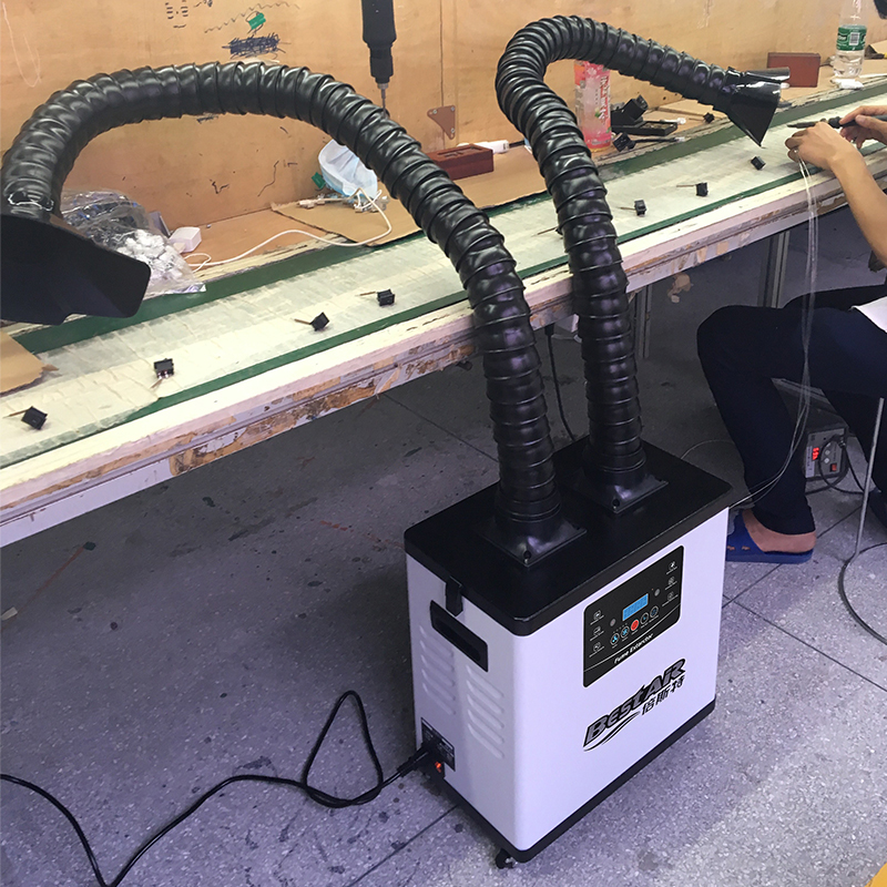 雙工位遙控焊錫煙霧凈化器 雙工位遙控焊錫煙霧凈化器